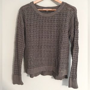 Loft, dark gray, loose weave, sweater (size S) excellent condition